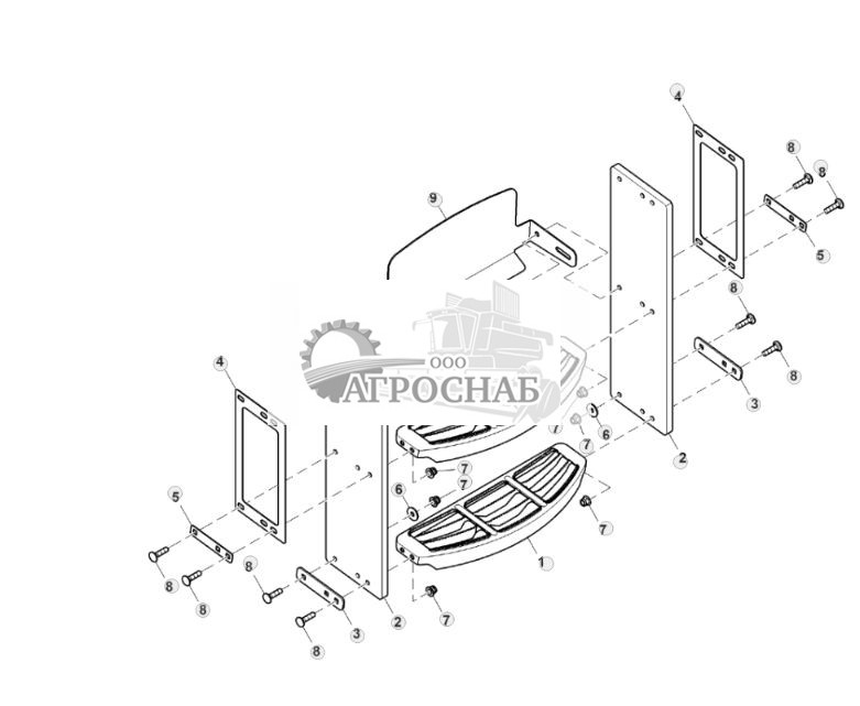 Лестница и подножка с двойным подвесным кронштейном, длинная - ST769392 247.jpg